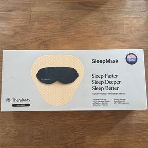 Therabody Black Sleep Mask New in box